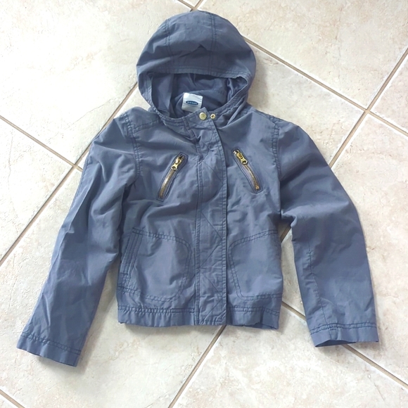 Girl size 8 Old Navy gray light jacket coat - Picture 1 of 6